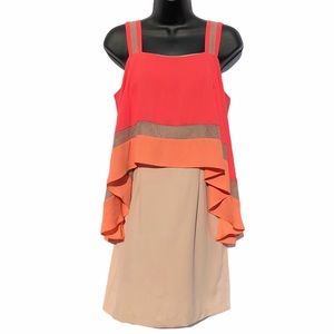 C Luce two tier dress size Small S NWT